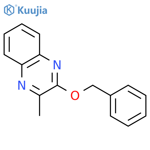 Quinoxaline, 2-methyl-3-(phenylmethoxy)- structure