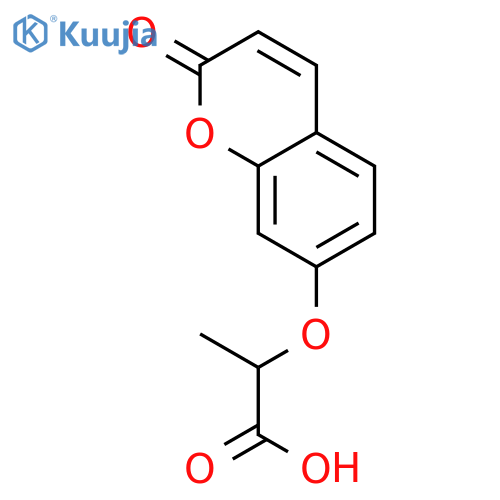 2-(2-Oxo-2H-chromen-7-yl)oxypropanoic Acid structure