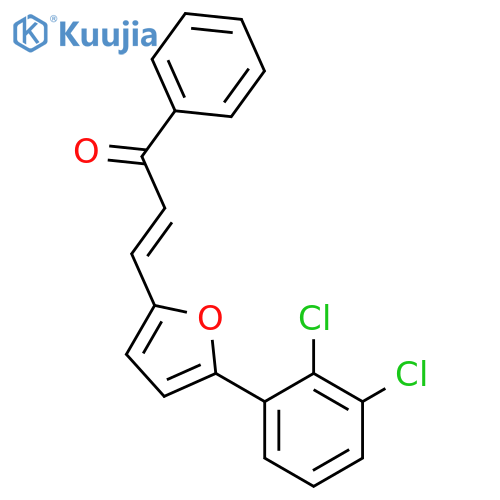 (2E)-3-[5-(2,3-dichlorophenyl)furan-2-yl]-1-phenylprop-2-en-1-one structure