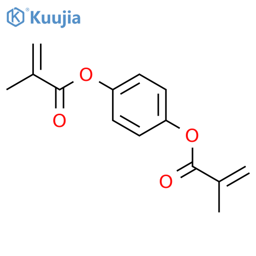 2-Propenoic acid, 2-methyl-,1,1'-(1,4-phenylene) ester structure