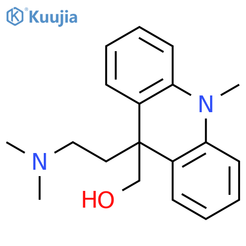 9-ACRIDINEMETHANOL, 9-[2-(DIMETHYLAMINO)ETHYL]-9,10-DIHYDRO-10-METHYL- structure