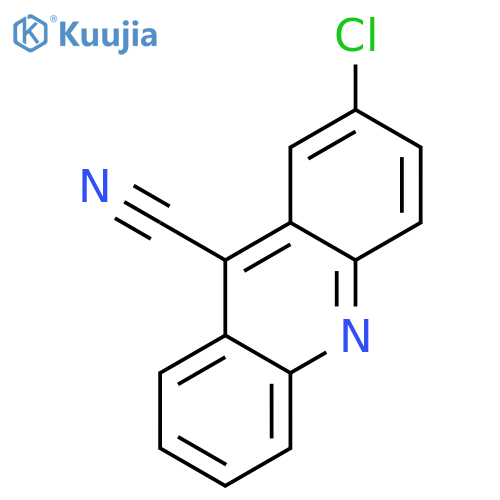 9-Acridinecarbonitrile, 2-chloro- structure