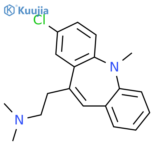 5H-Dibenz[b,f]azepine-10-ethanamine,8-chloro-N,N,5-trimethyl- structure