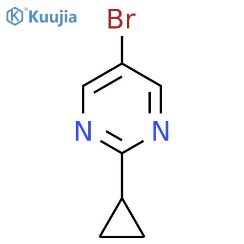 5-Bromo-2-cyclopropylpyrimidine structure