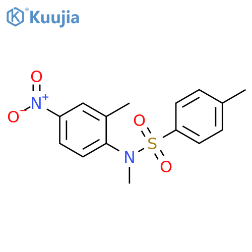 Benzenesulfonamide, N,4-dimethyl-N-(2-methyl-4-nitrophenyl)- structure
