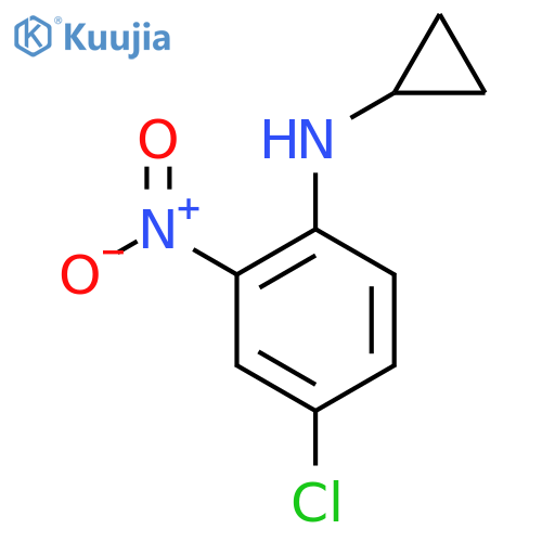 4-Chloro-N-cyclopropyl-2-nitroaniline structure