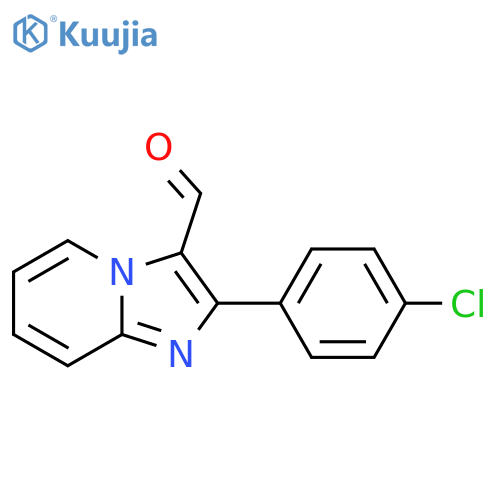 2-(4-Chlorophenyl)imidazo[1,2-a]pyridine-3-carbaldehyde structure