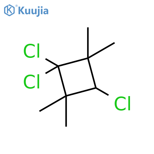 Cyclobutane, 2,2,4-trichloro-1,1,3,3-tetramethyl- structure