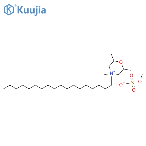 methyl sulfate; 2,4,6-trimethyl-4-octadecyl-morpholin-4-ium structure