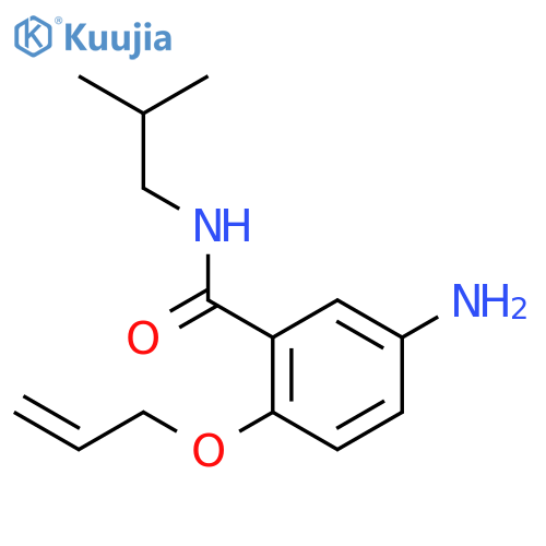 Benzamide,5-amino-N-(2-methylpropyl)-2-(2-propen-1-yloxy)- structure