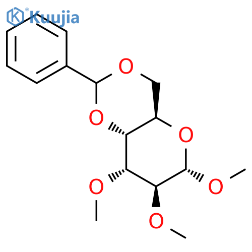 Methyl 4,6-O-benzylidene-2,3-di-O-methyl-a-D-glucopyranoside structure