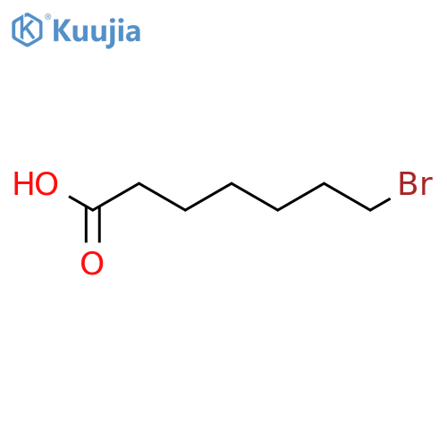 7-Bromoheptanoic acid structure