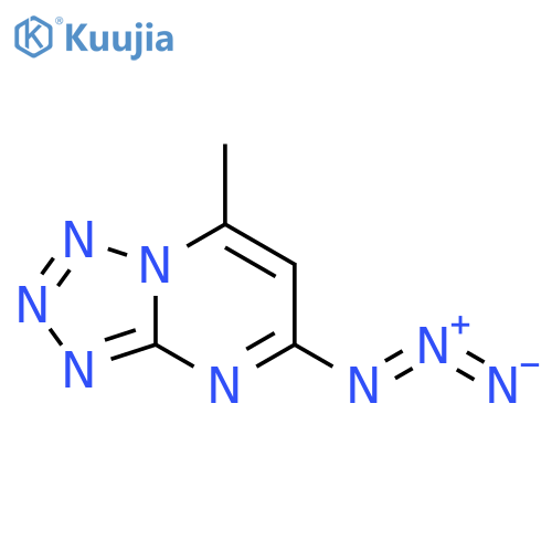 Tetrazolo[1,5-a]pyrimidine, 5-azido-7-methyl- structure
