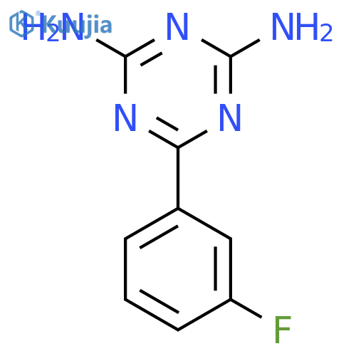 2,4-Diamino-6-(4-fluorophenyl)-1,3,5-triazine structure