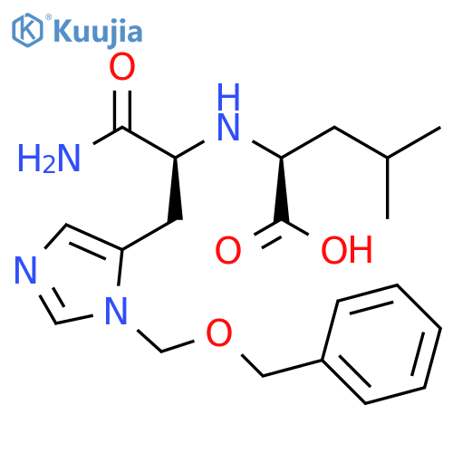 L-Leucine,N-[(1S)-2-amino-2-oxo-1-[[1-[(phenylmethoxy)methyl]-1H-imidazol-5-yl]methyl]ethyl]- structure