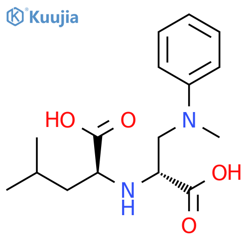 Leucine, N-[(1R)-1-carboxy-2-(methylphenylamino)ethyl]- structure