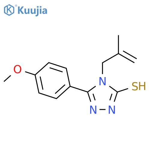 5-(4-Methoxyphenyl)-4-(2-methylprop-2-en-1-yl)-4H-1,2,4-triazole-3-thiol structure