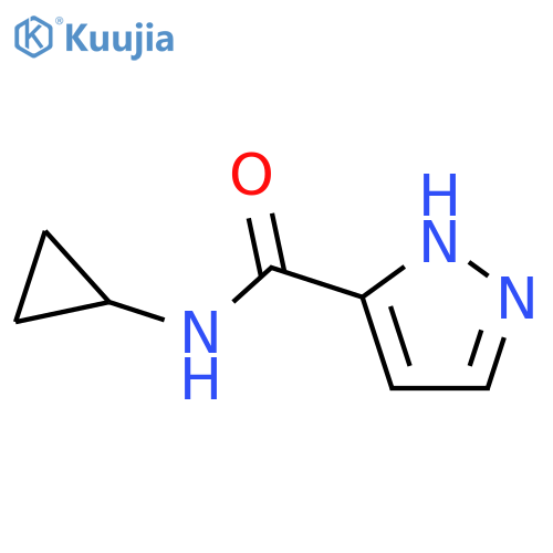 1H-Pyrazole-3-carboxamide,N-cyclopropyl- structure