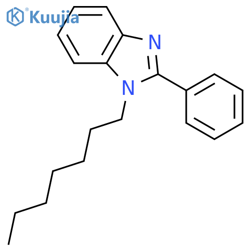 1-n-Heptyl-2-phenylbenzimidazole structure
