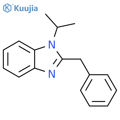 2-benzyl-1-(propan-2-yl)-1H-1,3-benzodiazole structure