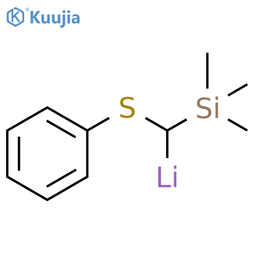 Lithium, [(phenylthio)(trimethylsilyl)methyl]- structure