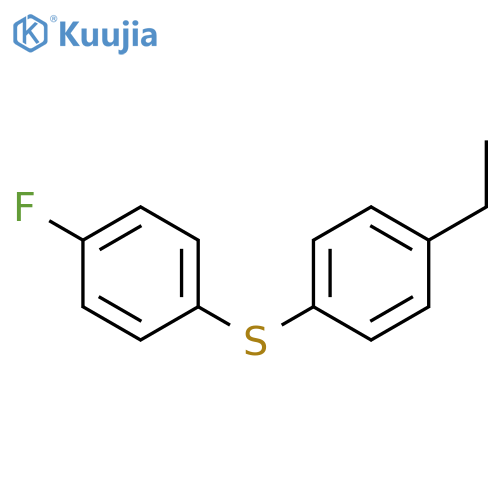 BENZENE, 1-ETHYL-4-[(4-FLUOROPHENYL)THIO]- structure