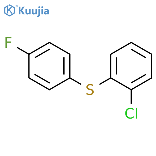Benzene, 1-chloro-2-[(4-fluorophenyl)thio]- structure