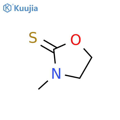 2-Oxazolidinethione, 3-methyl- structure