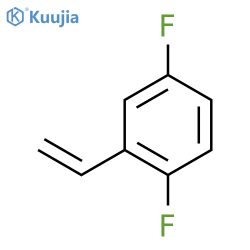 1,4-DIFLUORO-2-VINYL-BENZENE structure