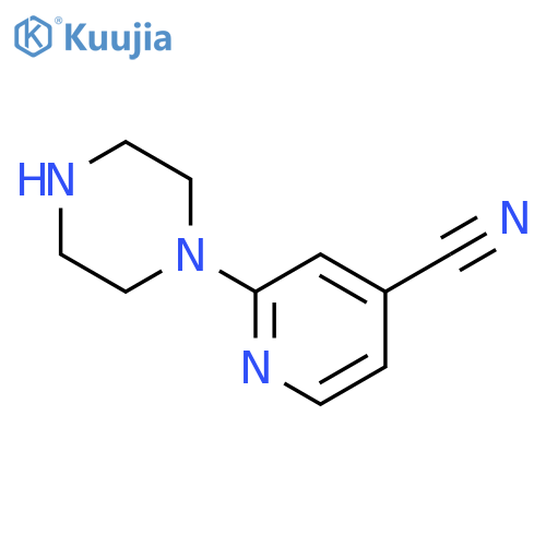 2-(Piperazin-1-yl)isonicotinonitrile structure