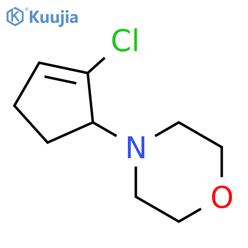 Morpholine, 4-(2-chloro-2-cyclopenten-1-yl)- structure