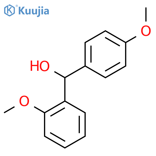 (2-Methoxyphenyl)(4-methoxyphenyl)methanol structure