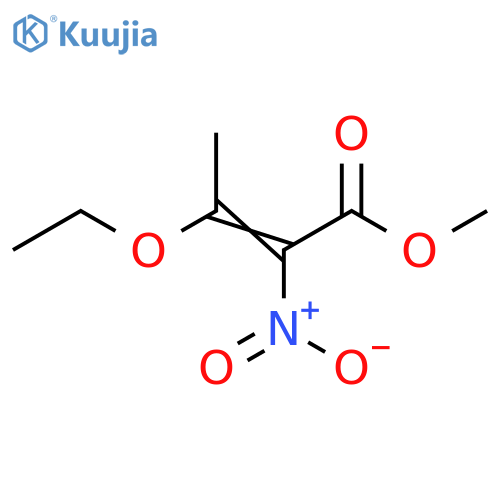 2-Butenoic acid, 3-ethoxy-2-nitro-, methyl ester structure