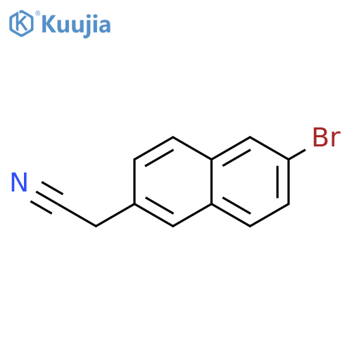 2-(6-Bromonaphthalen-2-yl)acetonitrile structure