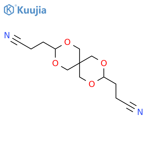 2,4,8,10-Tetraoxaspiro[5.5]undecane-3,9-dipropanenitrile structure