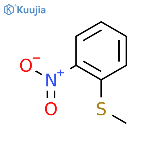 1-Methylsulfanyl-2-nitro-benzene structure