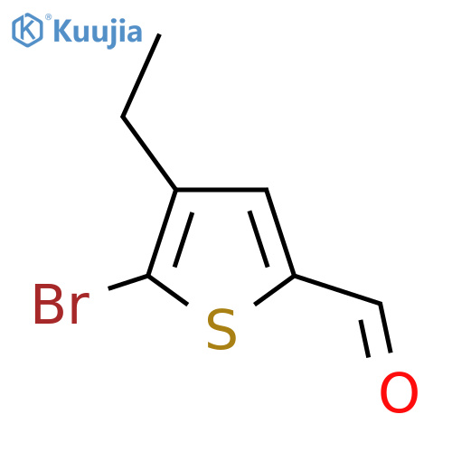 5-Bromo-4-ethylthiophene-2-carbaldehyde structure