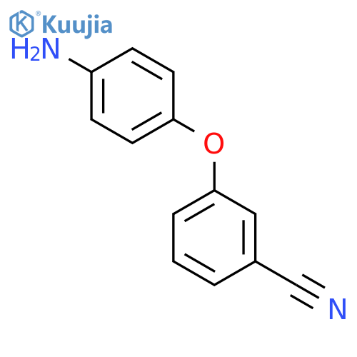 3-(4-aminophenoxy)benzonitrile structure