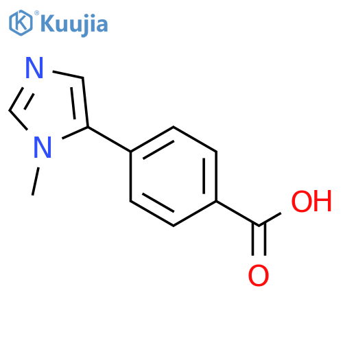 4-(1-Methyl-5-imidazolyl)benzoic Acid structure
