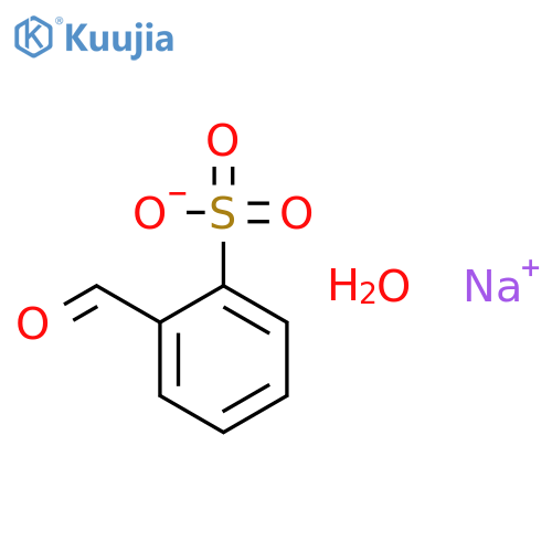 2-formylbenzenesulfonic acid, sodium salt hydrate structure