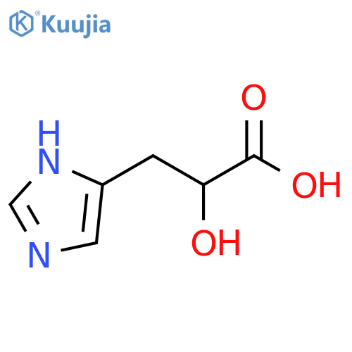 1H-Imidazolepropanoicacid, a-hydroxy- structure