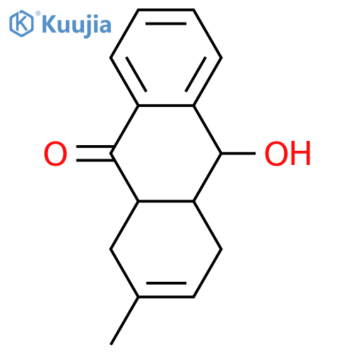1,4,4a,9a-Tetrahydro-10-hydroxy-2-methyl-9(10H)-anthracenone; (4aR,9aR,10R)-form structure