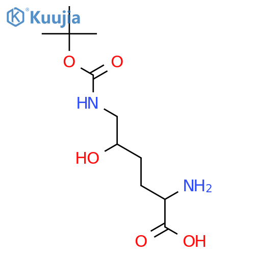 N6-(1,1-Dimethylethoxy)carbonyl-5-hydroxy-lysine structure