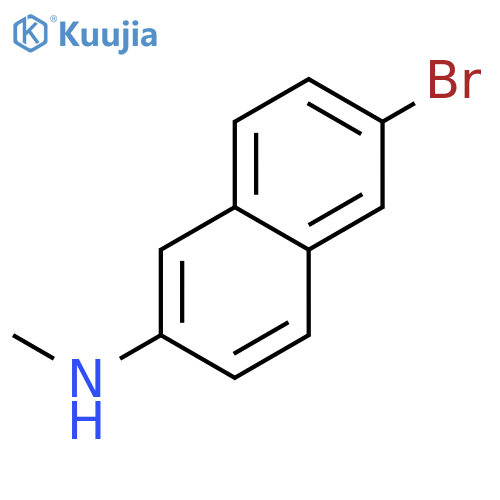 6-bromo-N-methylnaphthalen-2-amine structure