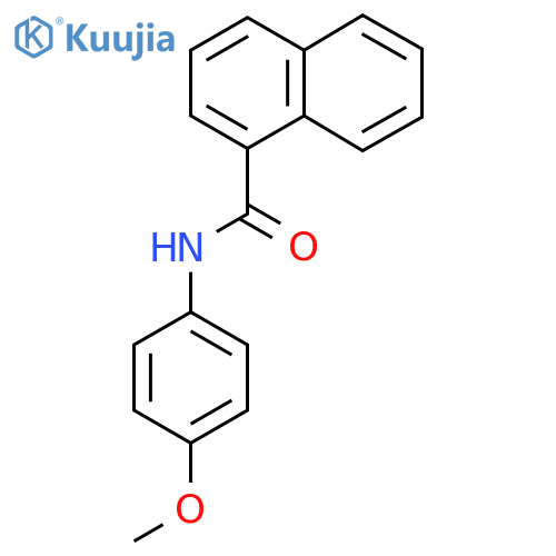 N-(4-methoxyphenyl)naphthalene-1-carboxamide structure