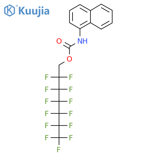 2,2,3,3,4,4,5,5,6,6,7,7,7-Tridecafluoroheptyl N-(naphthalen-1-yl)carbamate structure