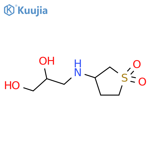 1,2-Propanediol,3-[(tetrahydro-1,1-dioxido-3-thienyl)amino]- structure