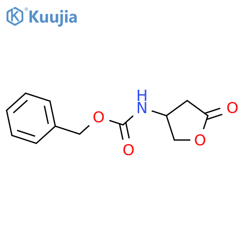 BENZYL (5-OXOTETRAHYDROFURAN-3-YL)CARBAMATE structure