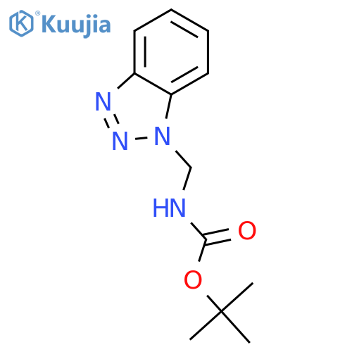 Tert-butyl ((1H-Benzod1,2,3triazol-1-yl)methyl)carbamate structure