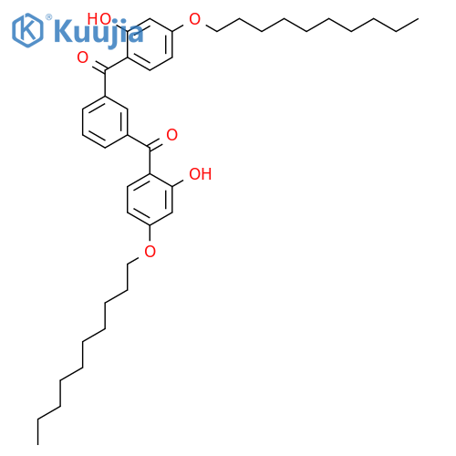 Methanone, 1,3-phenylenebis[[4-(decyloxy)-2-hydroxyphenyl]- structure